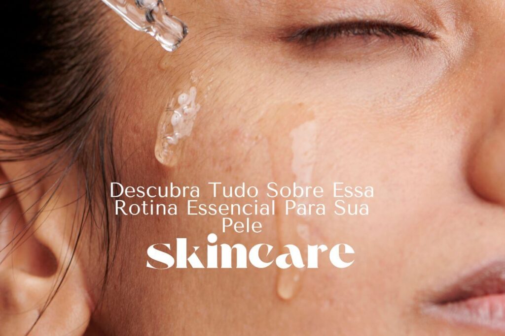 Mulher aplicando protetor solar na rotina de skincare
